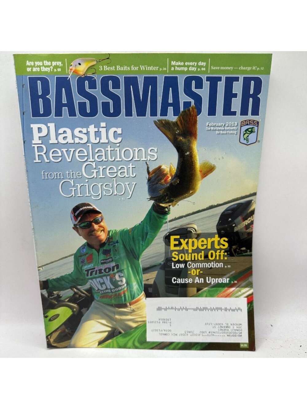 Bassmaster Magazine February 2013 The Great Grigsby Plastic Revelations